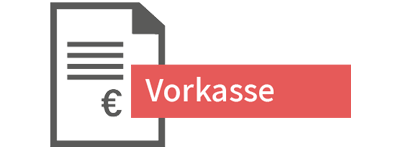 Zahlart Vorkasse