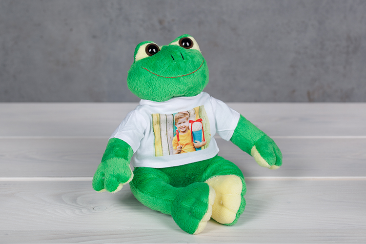 Kuscheltier mit T-Shirt Print