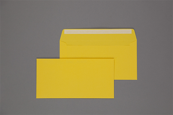 Umschlag 110 x 220 mm - Gelb