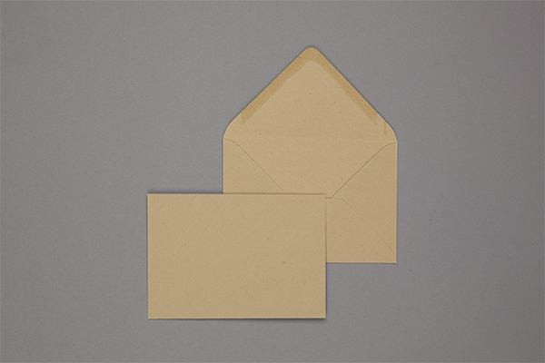 Umschlag 114 x 162 mm - Kraftpapier