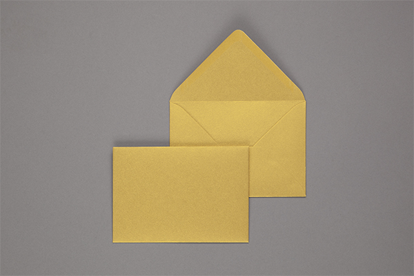 Umschlag 114 x 162 mm - Gold