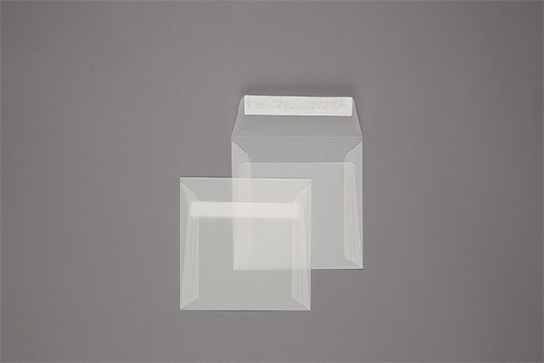 Umschlag 160 x 160 mm - Transparent