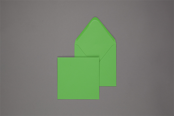 Umschlag 160 x 160 mm - Grün